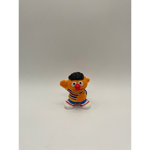 Vintage Hasbro Sesame Street Ernie Figurine - Jim Henson Muppet Character Toy - Picture 1 of 8